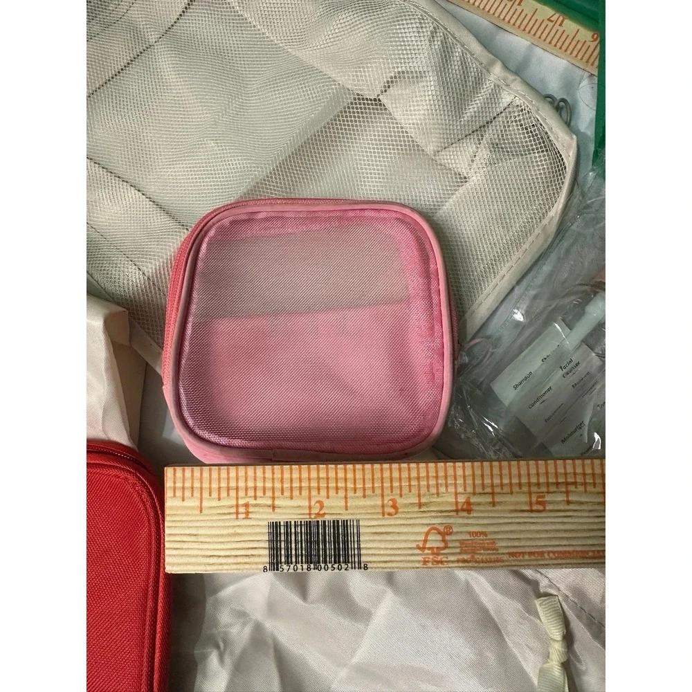 7-Piece Travel Organizer Set w/ Packing Cubes, Toiletry Bags &‎ First Aid Case